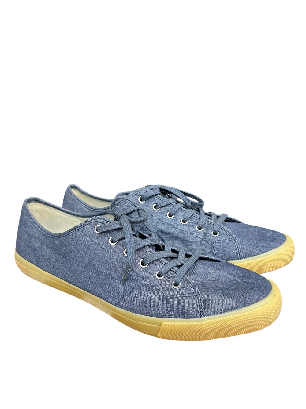 SeaVees | Mens Monterey Blue Chambray Sneakers 16